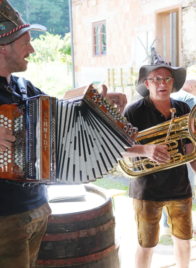 Musiker am Kräuterfest